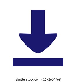 Downloading vector icon.