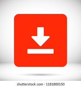 Downloading  vector icon