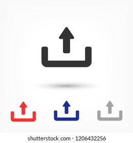 Downloading  vector icon