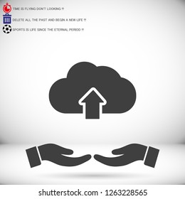 Downloading vector icon