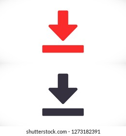Downloading  vector icon