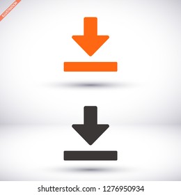 Downloading  vector icon