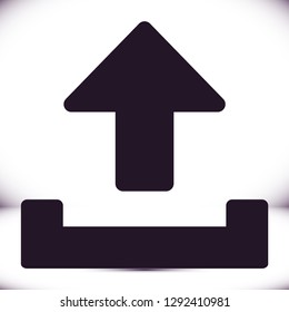 Downloading  vector icon