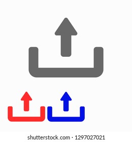 Downloading  vector icon
