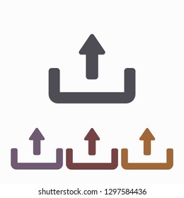 Downloading  vector icon