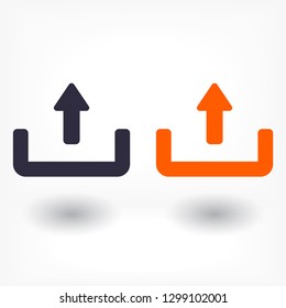 Downloading  vector icon