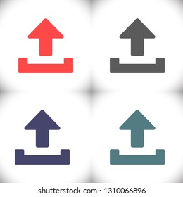 Downloading  vector icon