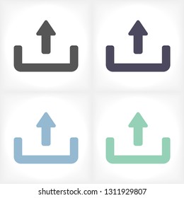 Downloading  vector icon
