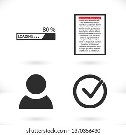 Downloading  vector icon