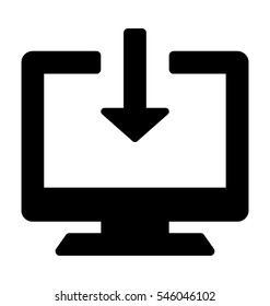 Downloading Vector Icon