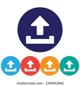 Downloading  vector icon , lorem ipsum Flat design