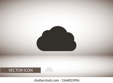 Downloading  vector icon , lorem ipsum Flat design