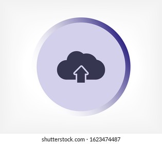 Downloading vector icon , lorem ipsum Flat design