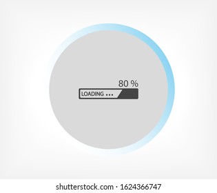 Downloading vector icon , lorem ipsum Flat design