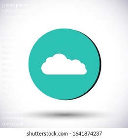 Downloading  vector icon , lorem ipsum Flat design