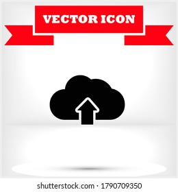 Downloading vector icon , lorem ipsum Flat design