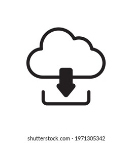 Downloading Vector Solid Style Icon. 