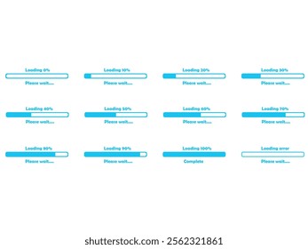 DOWNLOADS, FORMAT, LOADING, BLUE, COMPLETE, BAR, NEVIGATION