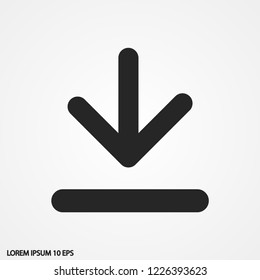 downloads vector icon 10 eps