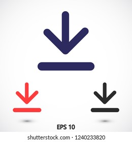 downloads vector icon 10 eps