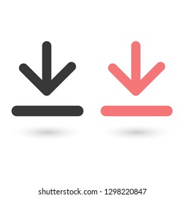 downloads vector icon 10 eps