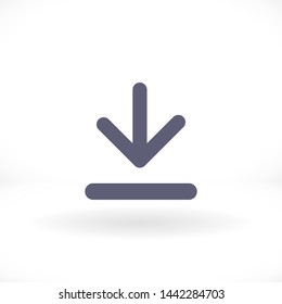 downloads vector icon 10 eps , Lorem ipsum Flat design