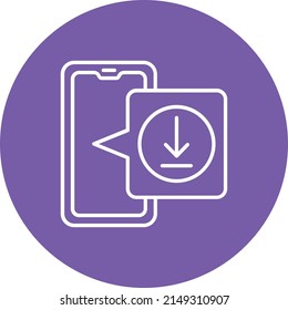 Downloads vector icon. Can be used for printing, mobile and web applications.