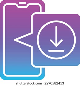 Downloads vector icon. Can be used for printing, mobile and web applications.