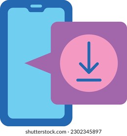 Downloads vector icon. Can be used for printing, mobile and web applications.