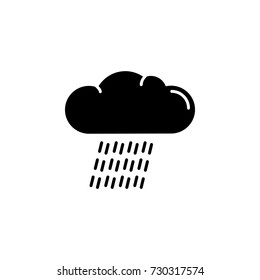 downpour icon on white background