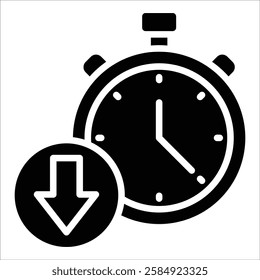 Downtime Icon Element For Design