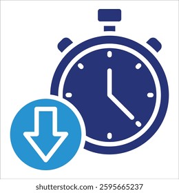 Downtime Icon Element For Design