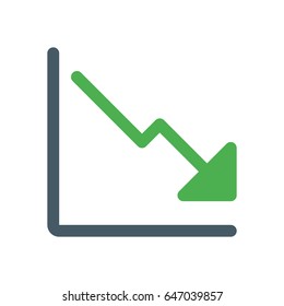 Downtrend Line Graph