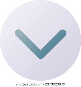 Downward direction button pixel perfect flat gradient two-color ui icon. Download button. Simple filled pictogram. GUI, UX design for mobile application. Vector isolated RGB illustration