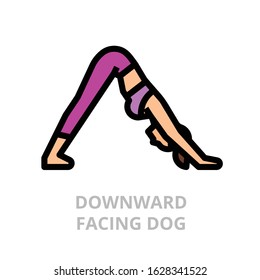 Downward icon for website, application, printing, document, poster design, etc.
