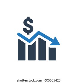 Downward Trend Icon