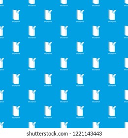 Doy pack pattern vector seamless blue repeat for any use