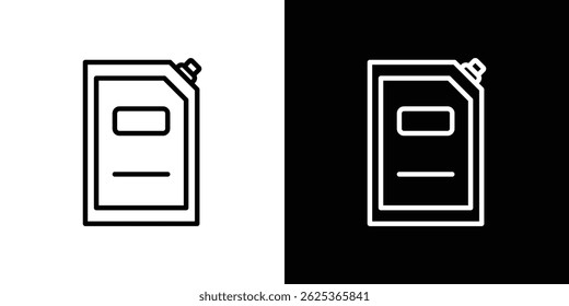Doy pack pouch icon concept stroke on white background