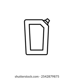 Doy pack pouch icon. filled and line stroke icons