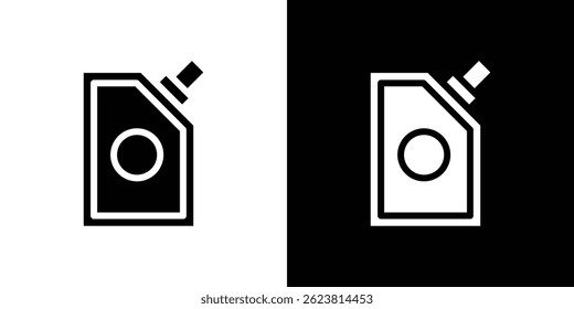 Icono de la bolsa del paquete de Doy para el diseño de interfaz de usuario del App móvil del Web del logotipo.