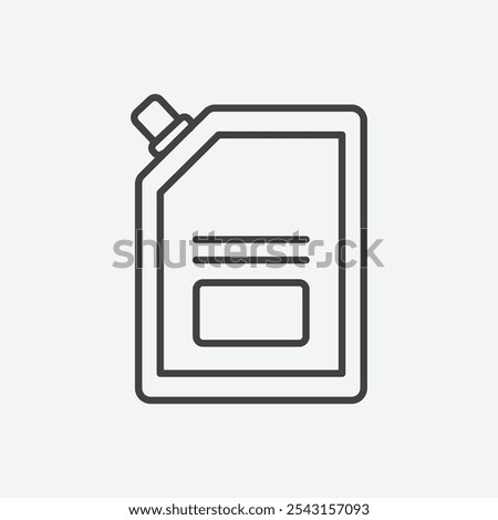 Doy pack pouch icon set. vector illustration.