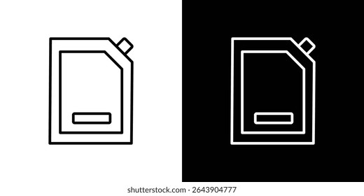Doy pack pouch icon symbol concept for graphic design, Website, UI. EPS