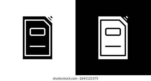 Doy pack pouch icon symbols. Vector illustration.