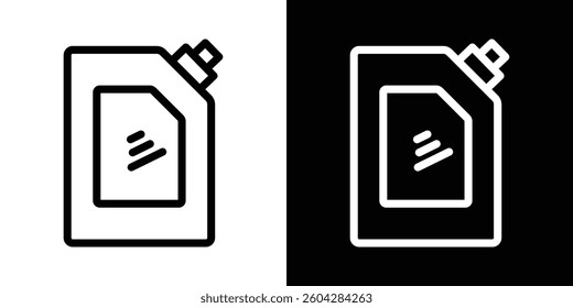 Doy pack pouch icons vectors set in stroke line style.