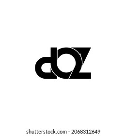 doz initial letter monogram logo design