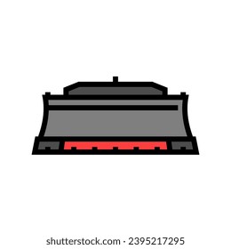 dozer blade construction vehicle color icon vector. dozer blade construction vehicle sign. isolated symbol illustration