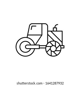 Dozer icon. Simple line, outline vector elements of construction tool icons for ui and ux, website or mobile application