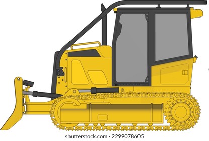 Dozer is a type of heavy equipment used for construction. Dozers are used to push, dig or pull materials such as sand, soil, rocks and others.