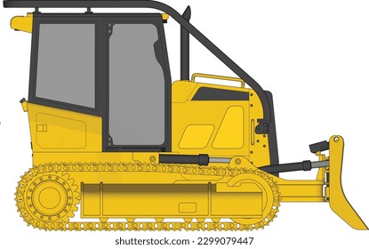 Dozer is a type of heavy equipment used for construction. Dozers are used to push, dig or pull materials such as sand, soil, rocks and others.