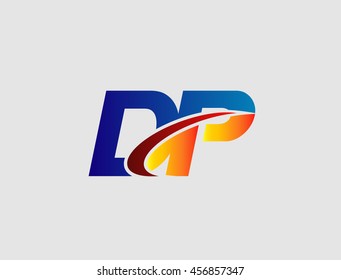 DP company linked letter logo
